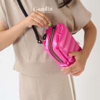 Puffaré x Play Pop Inflatable Fashion Pouch - Flamingo Pink