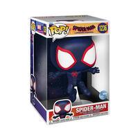 FUNKO Spider-Man Miles Morales (1236) (Exclusive) POP! Jumbo 10": Spiderman Across the Spiderverse 