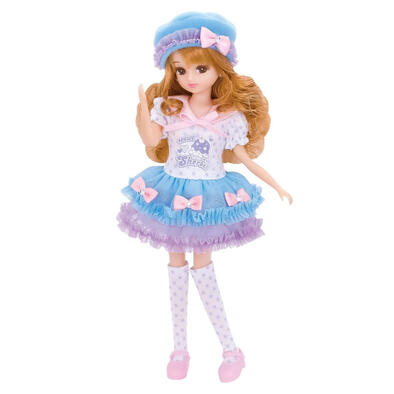 Licca Doll Strawberry Ribbon Dress-up Doll