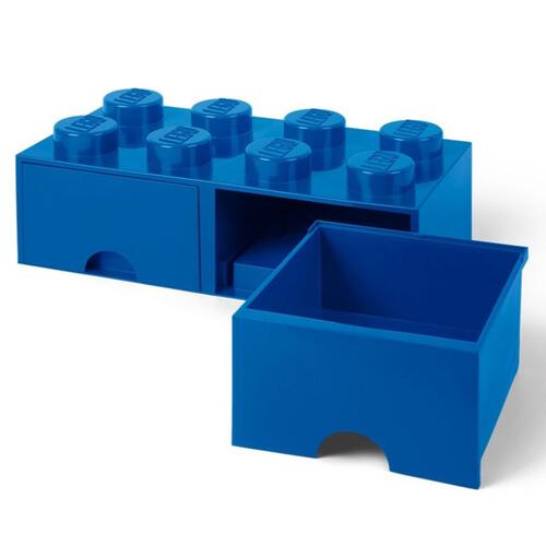 LEGO 8-stud Bright Blue Storage Brick Drawer