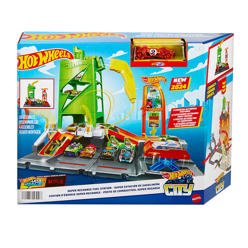 Hot Wheels ฮอตวีลส์ซิตี้ สถานีซุปเปอร์ชาร์จ