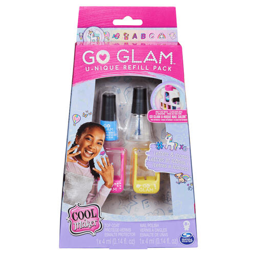 Cool Maker, GO GLAM Nail Stamper Salon for Manicures and Pedicures with 5  Patterns and Nail Dryer 