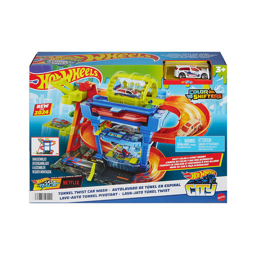 Hot Wheels ฮอตวีลส์ซิตี้ ร้านล้างรถอุโมงค์หมุน