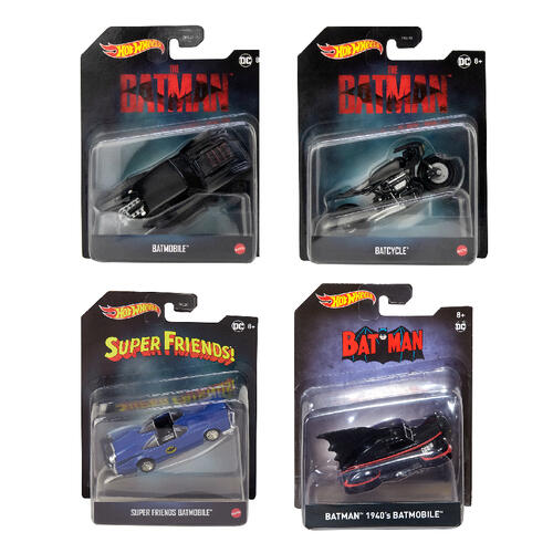 Hot Wheels 1:50 Scale Batman Car Play Vehicles