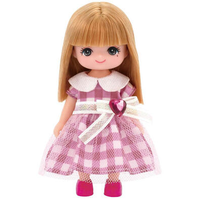 Licca Doll Strawberry Ribbon Dress-up Doll