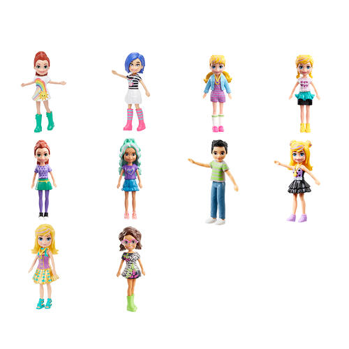 Polly Pocket พอลลี่ พ็อกเก็ต ตุ๊กตาเทรนดี้  3.5 นิ้ว คละแบบ